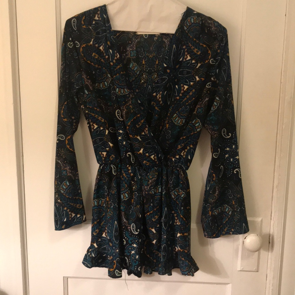 Long sleeve romper